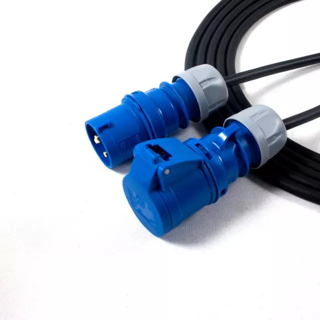 16 Amp Blue 3 Pin 230V IP44 1.5mm² H07RN-F Extension Cable