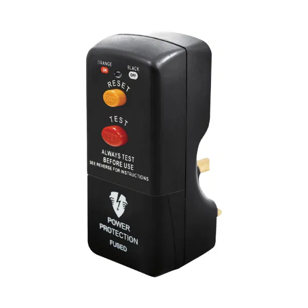 Rewireable Plug In RCD 30mA Adaptor